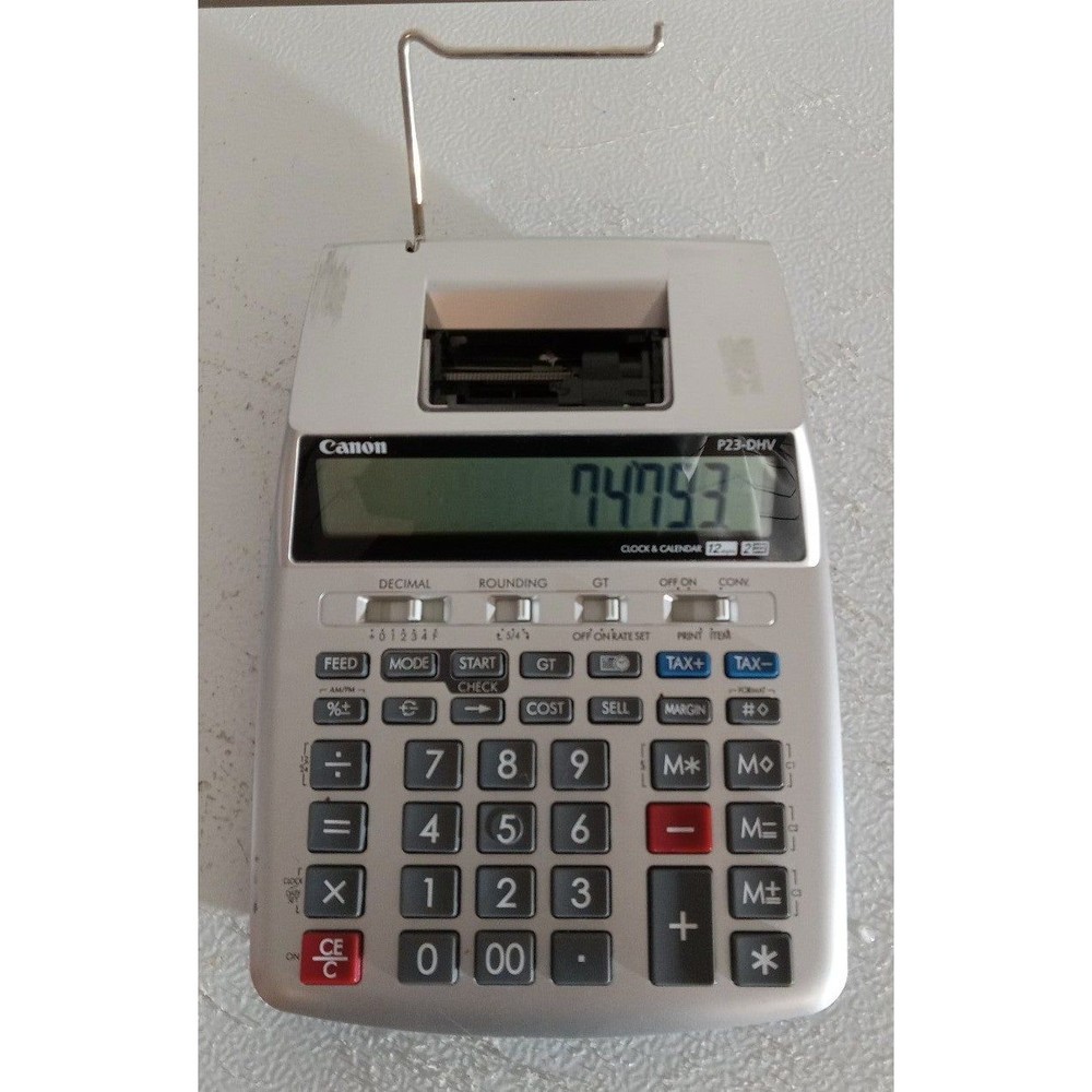 Canon P23-DHV Desktop Calculator